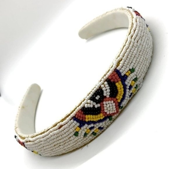 Gorgeous Tribal Native beaded headband - Picture 1 of 3